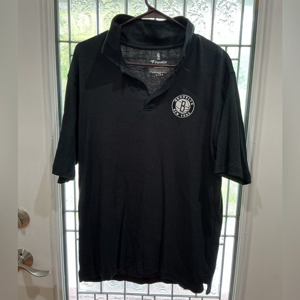 Fanatics Men’s Large Black Polo Shirt Classic Casual Style